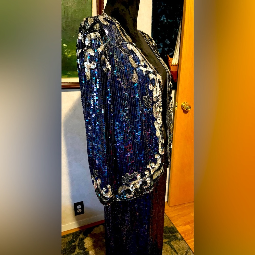 Beautiful vintage sequence skirt and jacket
